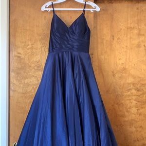 Navy Blue Prom Dress